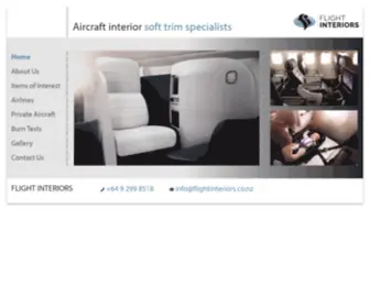 Flightinteriors.co.nz(Flight Interiors) Screenshot