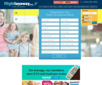 Flightlayaway.com(Flight Payment Plans) Screenshot