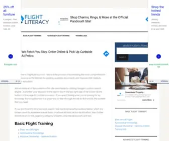 Flightliteracy.com(Flight Training Educational Materials) Screenshot