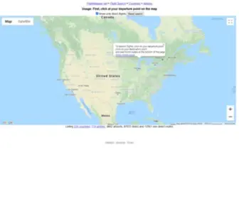Flightmapper.net(The Fastest Way of Finding Flights) Screenshot