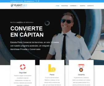 Flightmex.mx(Escuela de Aviacion Flighthmex) Screenshot