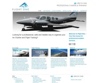 Flightone.net.au(PROFESSIONAL CHARTER AND TRAINING) Screenshot