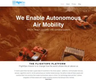 Flightops.io(Autonomous Air Mobility) Screenshot