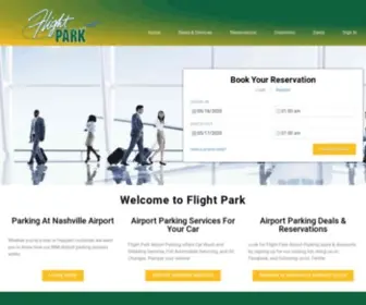 Flightpark.net(Parking at Nashville Airport (BNA)) Screenshot