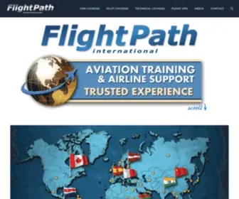 Flightpathinternational.com(Bombardier, Boeing, Airbus, & Embraer Technical Training) Screenshot