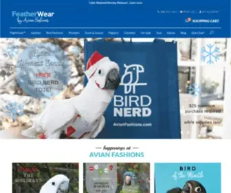 FlightQuarters.com(Avian Fashions by Bird Nerd) Screenshot