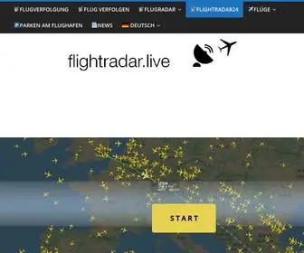 Flightradar.live(Flugradar zur Flugverfolgung in Echtzeit) Screenshot
