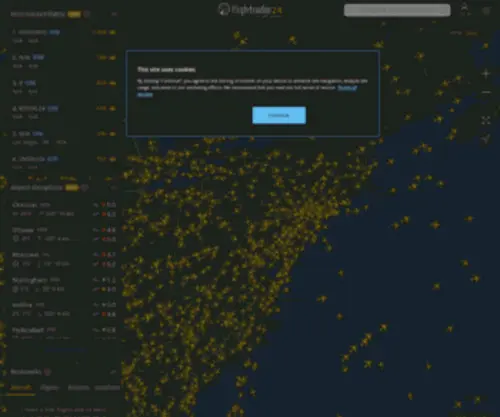 Flightradar24.com(Flightradar) Screenshot