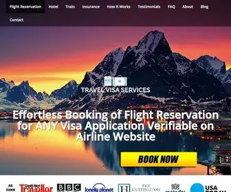 Flightreservationforvisa.com(Flight Reservation for Visa Application Without Paying Flight Ticket) Screenshot