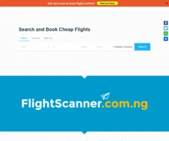 Flightscanner.com.ng(Book Cheap Flights) Screenshot