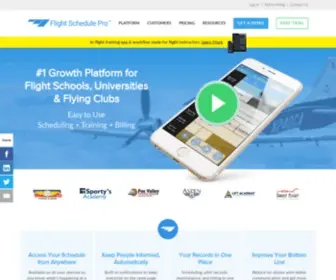 Flightschedulepro.com(Flight Training Management Software) Screenshot