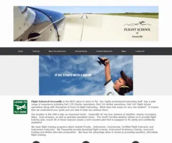 Flightschoolofgreenville.com(Flight School Of Greenville) Screenshot