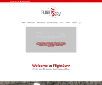 Flightserv.net(Fly In and Discover the Power of Yes) Screenshot