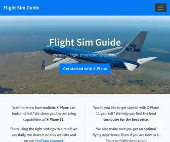 Flightsim-Guide.com(Get started with X) Screenshot