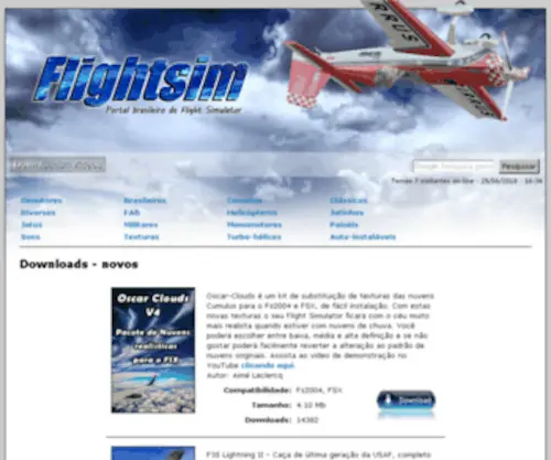 Flightsim.com.br(Flightsim) Screenshot
