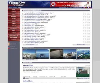 Flightsim.cz(Tyto stránky jsou věnovány všem) Screenshot