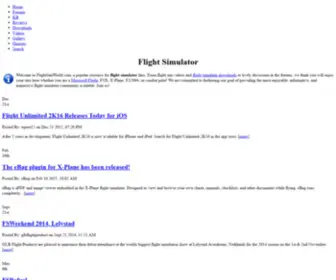 Flightsimhq.com(Flight Simulator) Screenshot