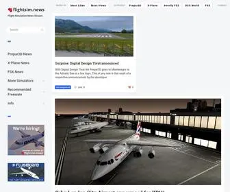 Flightsim.news(Flight Simulation News) Screenshot