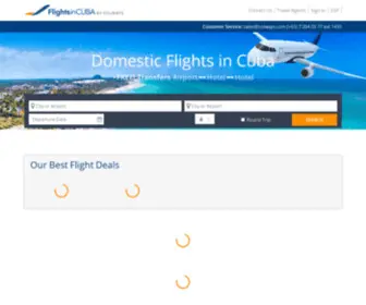 Flightsincuba.com(Flightsincuba) Screenshot