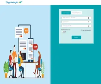 Flightslogic.net(Trawex B2B) Screenshot