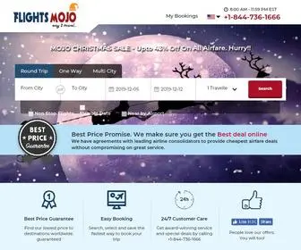 Flightsmojo.com(Search & Book Instantly Cheap Flights Tickets) Screenshot