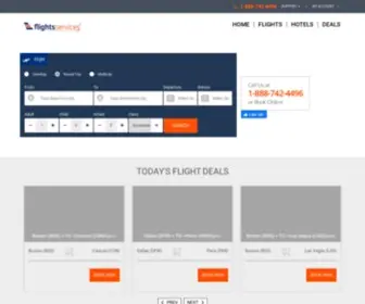 Flightsservices.com(Cheap Tickets) Screenshot