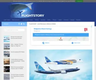 Flightstory.net(Aviation Blog) Screenshot