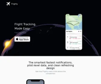 Flightyapp.com(A new way to track flights) Screenshot