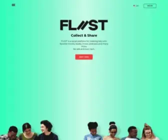 Fliist.com(// Collect & Share your Favorite Lists //) Screenshot