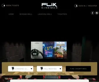 Flikcinemas.com(Flik Cinemas) Screenshot