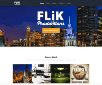 Flikproductions.com(FLiK Productions) Screenshot