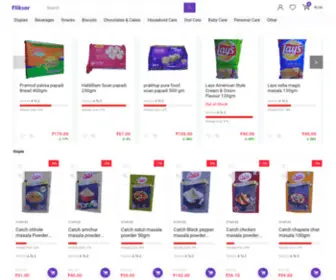 Fliksar.in(Buy and sell groceries online in the local market) Screenshot