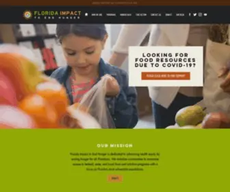 Flimpact.org(Florida Impact to End Hunger) Screenshot