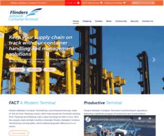 Flindersadelaidecontainerterminal.com.au(Flinders Port Holdings) Screenshot