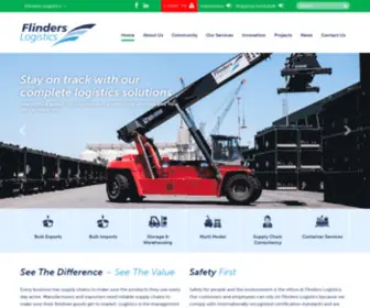 Flinderslogistics.com.au(Flinders Port Holdings) Screenshot