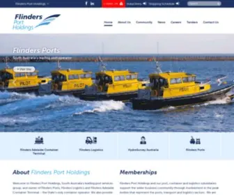 Flindersportholdings.com.au(Flinders Port Holdings) Screenshot