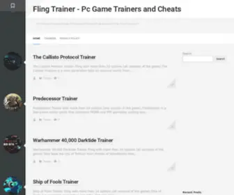 Fling-Trainer.com(Fling Trainer) Screenshot