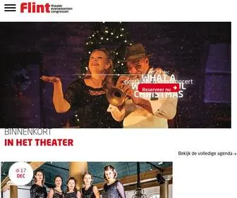 Flint.nl(Flint Theaterhart van Amersfoort) Screenshot