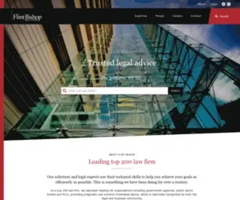 Flintbishop.co.uk(Leading law firm in Derby) Screenshot