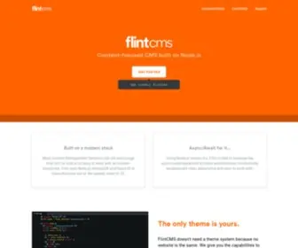 Flintcms.co(FlintCMS is a super) Screenshot