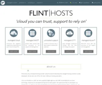 Flinthosts.co.uk(Cloud you can trust) Screenshot