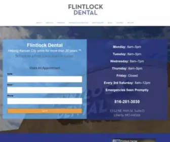 Flintlockdental.com(Liberty Dentist Dr. Wolfgang Schaller) Screenshot