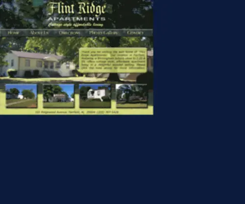 Flintridgeco.com(Flint Ridge Apartments) Screenshot