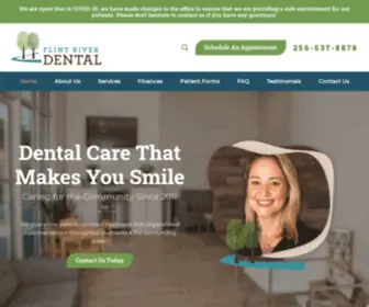 Flintriverdental.com(Dentist) Screenshot