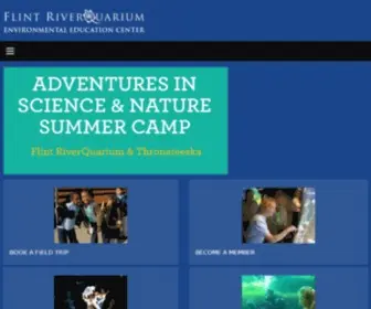 Flintriverquarium.com(Flint RiverQuarium in Southwest Georgia) Screenshot