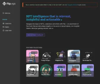 Flip.xyz(The Smart Way to NFT) Screenshot