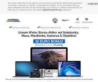 Flip4New.de(Gebrauchte Elektronik verkaufen) Screenshot