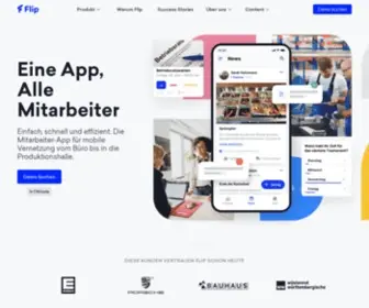Flipapp.de(Die Mitarbeiter) Screenshot