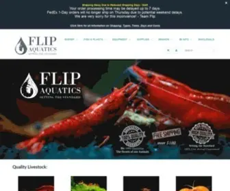 Flipaquatics.com(Flip Aquatics) Screenshot