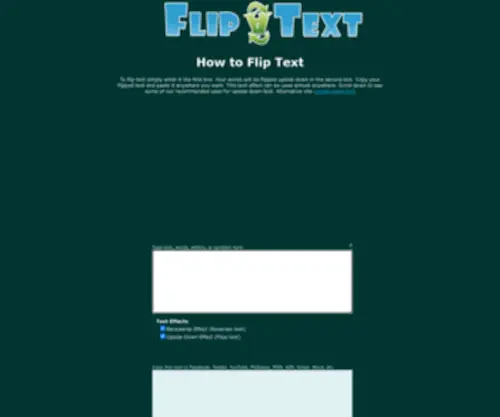 Flipatext.com(Flipatext) Screenshot